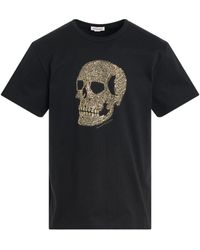 Alexander McQueen - ' Skull Print T-Shirt, Short Sleeves, /, 100% Cotton, Size: Small - Lyst