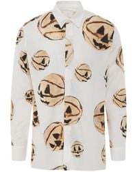 Givenchy - Boxy Fit Print Shirt, 100% Cotton - Lyst