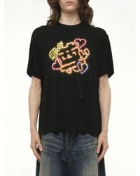 Doublet - Big Japanese Neon Paint Fan Service T-Shirt, 100% Polyester, Size: Small - Lyst