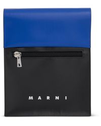 Marni - Tribeca Shoulder Bag, /Royal, 100% Brass - Lyst