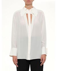 Givenchy - Cut Out Tailoring Shirt - Lyst