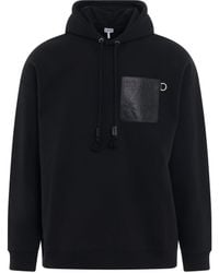 Loewe - 'Anagram Patch Pocket Hoodie, Long Sleeves, , 100% Cotton, Size: Small - Lyst