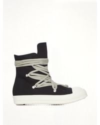 Rick Owens - Denim Megalace Sneaks - Lyst