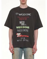 we11done - Multi Graphic Logo T-Shirt - Lyst