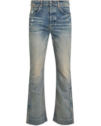 Amiri - Stack Kick Flare Jeans, Clay, 100% Cotton - Lyst