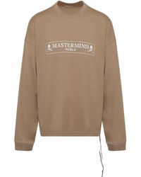 Mastermind Japan - Boxed Logo Long Sleeve Boxy Fit T-Shirt, , 100% Cotton, Size: Large - Lyst
