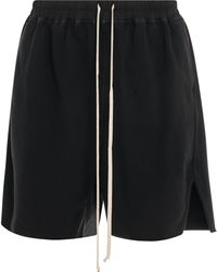 Rick Owens Penta Boxers Shorts In Black Cotton for Men | Lyst