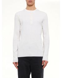 Amiri - Script Knit Henley - Lyst