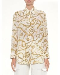 Balmain - Chains Printed T-Shirt - Lyst