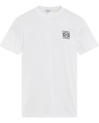 Loewe - Anagram Logo T-Shirt, Short Sleeves, , 100% Cotton - Lyst
