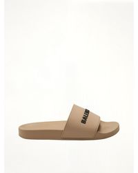 Balenciaga - 3D Logo Pool Slide Sandal - Lyst