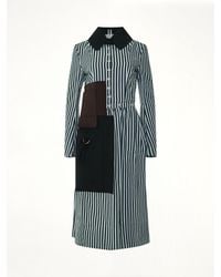 Maison Margiela - Long Stripe Shirt Dress, Long Sleeves, 100% Cotton - Lyst