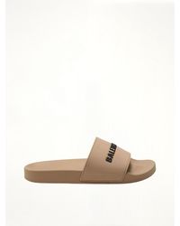 Balenciaga - 3D Logo Rubber Pool Slide Sandals, 100% Tpu - Lyst