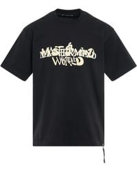 Mastermind Japan - Word Skull T-Shirt, Round Neck, Short Sleeves, , 100% Cotton, Size: Large - Lyst