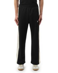 Palm Angels - New Monogram Track Pants, /Off, 100% Polyester, Size: Medium - Lyst