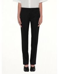 Maison Margiela - Wool Flannel Pants - Lyst
