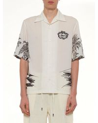 Amiri - Chateau Sketch Camp Shirt - Lyst