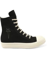 Rick Owens - Pentagram Sneaks Sneakers, 100% Cotton - Lyst