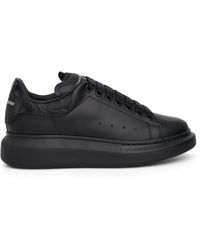 Alexander McQueen - Larry Croco Leather Sneakers, , 100% Calf Leather - Lyst
