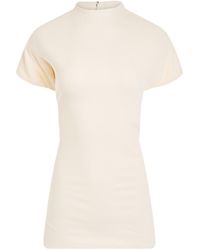 Khaite - Helene Top, Short Sleeves, , 100% Cotton - Lyst
