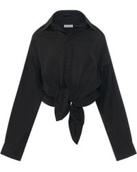 Balenciaga - Lifted Collar Shirt, Long Sleeves, , 100% Cotton - Lyst