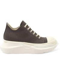 Rick Owens - Abstract Low Sneakers, 100% Cotton - Lyst
