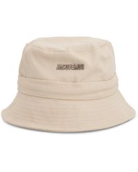Jacquemus - Gadjo Knotted Bucket Hat, Off, 100% Cotton - Lyst