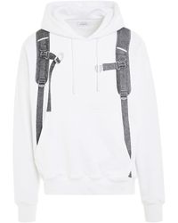 Off-White c/o Virgil Abloh - Off- Backpack Skate Fit Hoodie, Long Sleeves, 100% Cotton, Size: Large - Lyst