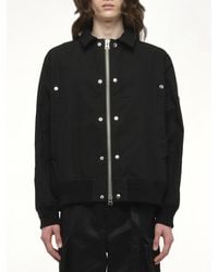Sacai - Rip Stop Blouson Bomber Jacket, 100% Polyester - Lyst