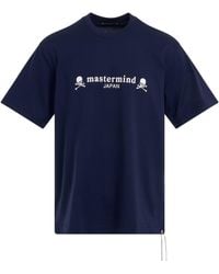 Mastermind Japan - Classic Logo And Skull T-Shirt, Short Sleeves, , 100% Cotton, Size: Large - Lyst