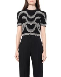 McQueen - Short Sleeve Top - Lyst