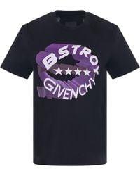 Givenchy - Bstroy Circle Logo Slim Fit T-Shirt - Lyst