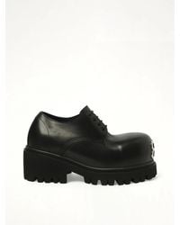 Balenciaga - Stomper Derbie Bb Shoes, 100% Leather - Lyst