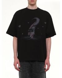 we11done - Teddy Bear Print T-Shirt - Lyst