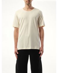 Lemaire - Rib U Neck T-Shirt - Lyst