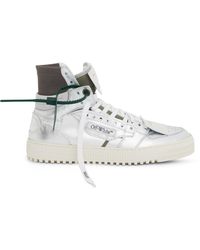 Off-White c/o Virgil Abloh - 3.0 Off Court Full Metallic Sneakers, , 100% Rubber - Lyst
