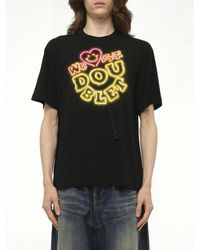 Doublet - Big Neon Paint Fan Service T-Shirt, 100% Polyester - Lyst