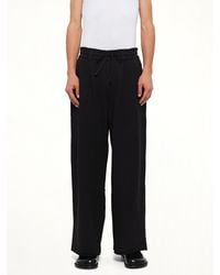 DSM KEI NINOMIYA - Pleated Pants Back Pile Knit - Lyst