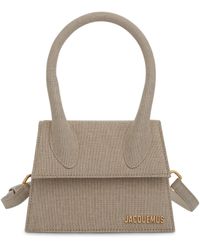 Jacquemus - Le Chiquito Moyen Leather Bag, Light, 100% Canvas - Lyst