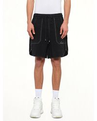 Amiri - Script Linen Short - Lyst
