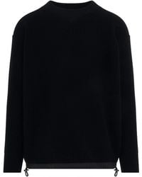 Sacai - Wool Knit Pullover, Long Sleeves - Lyst