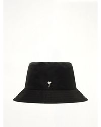 Ami Paris - Ami De Coeur Stud Bucket Hat - Lyst
