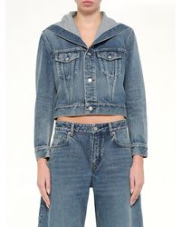Alaïa - Trucker Denim Jacket - Lyst