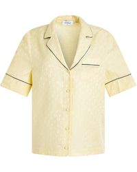 Off-White c/o Virgil Abloh - Off- Pyjama Jacquard Short-Sleeves Shirt, Long Sleeves, , 100% Cotton - Lyst
