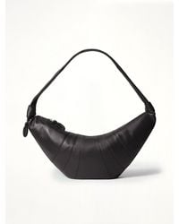 Lemaire - Croissant Large Soft Nappa Leather Bag - Lyst