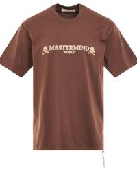Mastermind Japan - Brilliant Logo T-Shirt, Round Neck, Short Sleeves, 100% Cotton, Size: Medium - Lyst