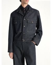 Lemaire - Trucker Jacket With Studs - Lyst