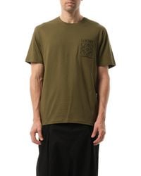Loewe - Relaxed Anagram T-Shirt, Short Sleeves, 100% Cotton, Size: Medium - Lyst