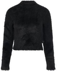 Loewe - Fluffy Sweater, Long Sleeves, 100% Viscose, Size: Small - Lyst