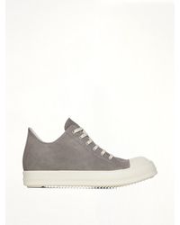 Rick Owens - 13Oz Lido Denim Low Sneaks - Lyst